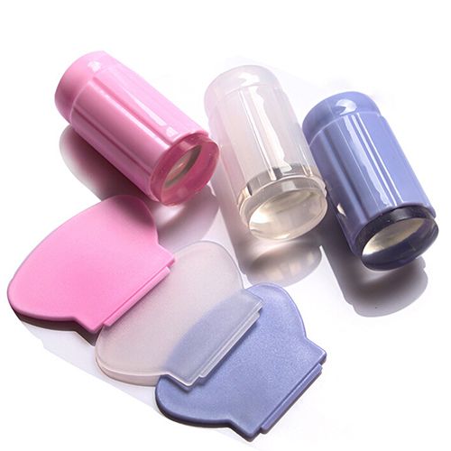 Kit Carimbo c/2 peças (Silicone transparente + raspador)